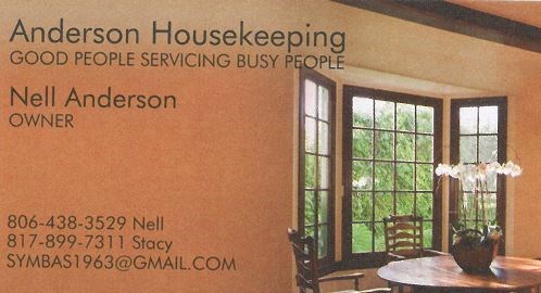 Anderson's Housecleaning logo