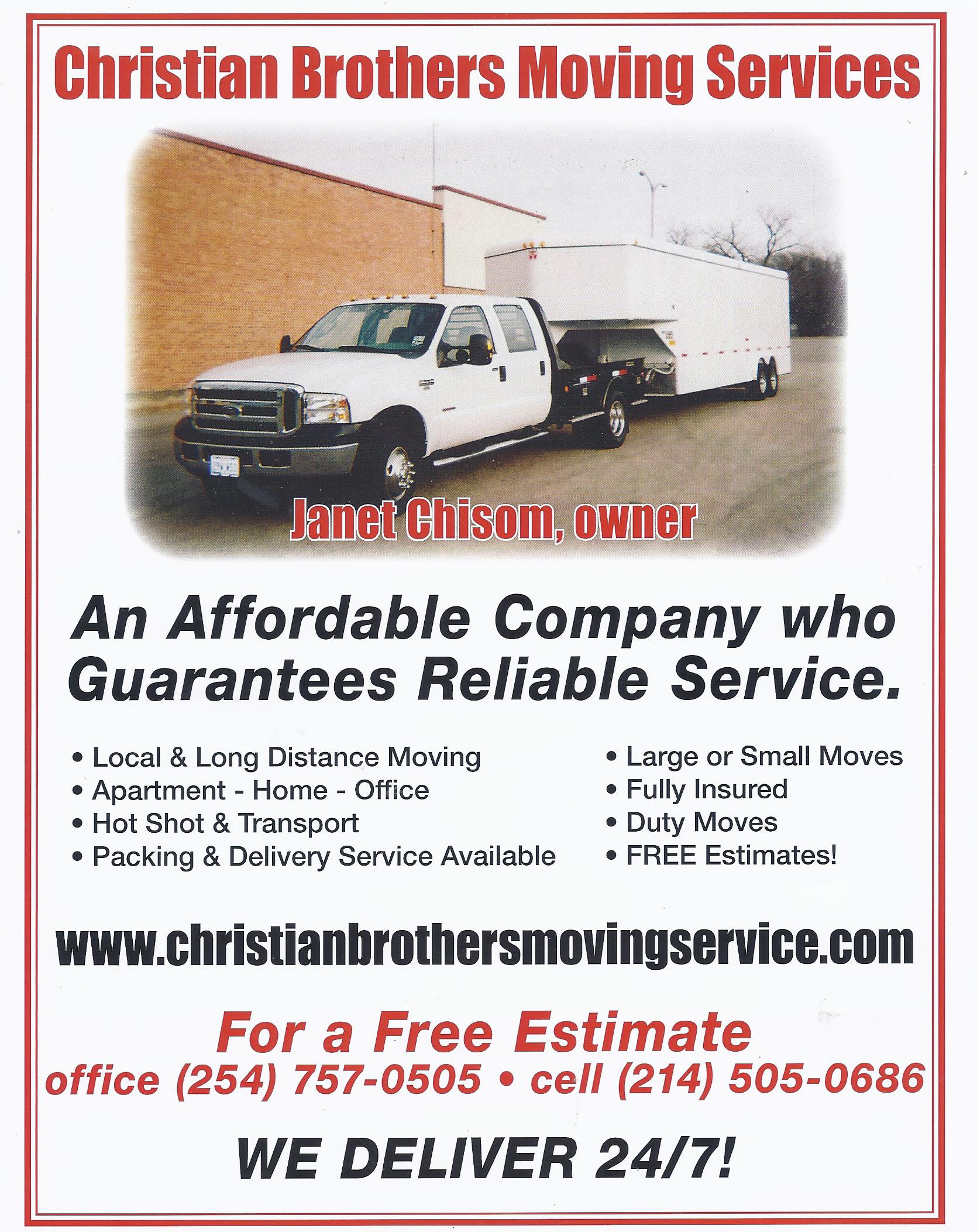 Logo for Christian Brothers Moving Service