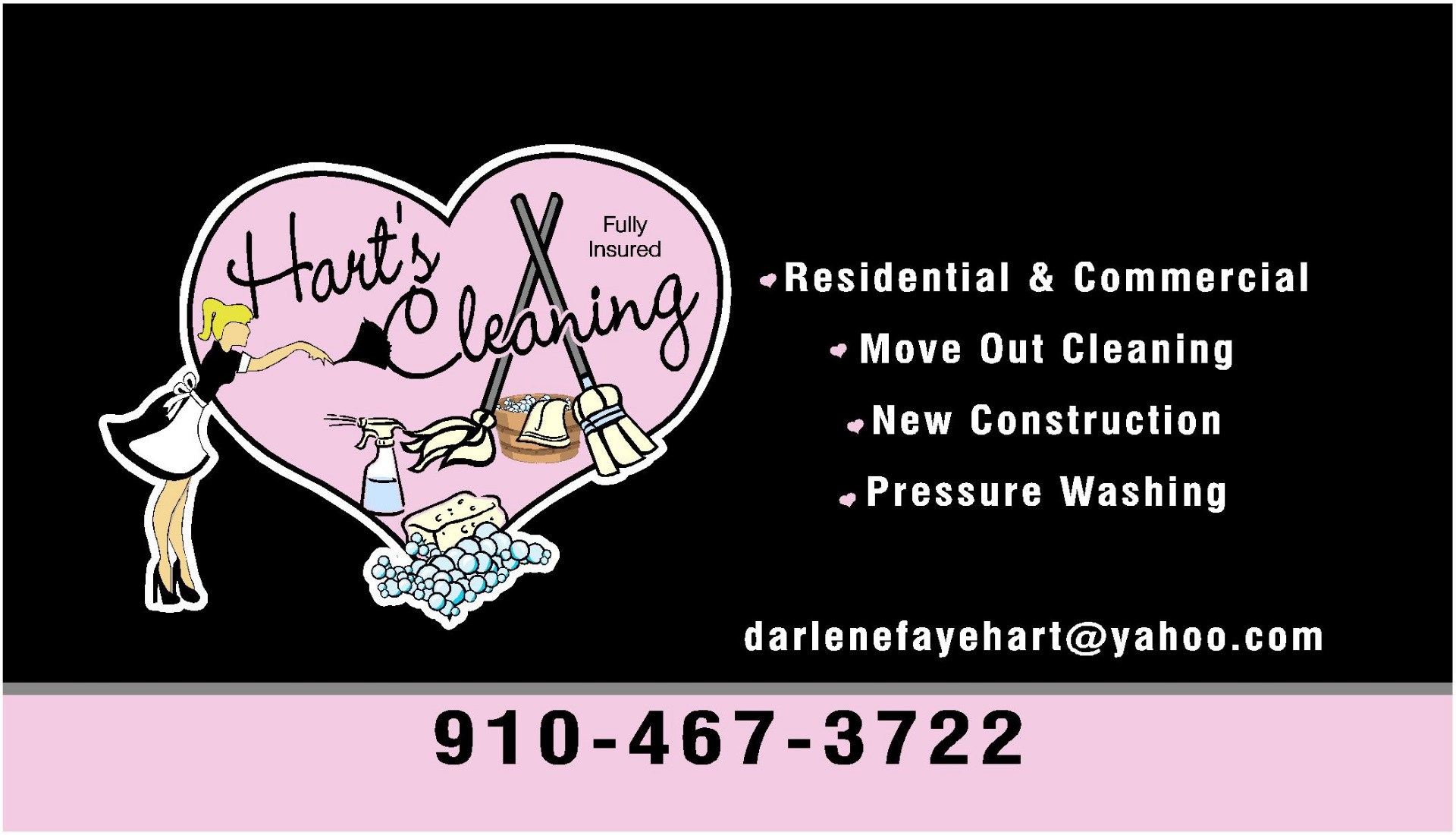 Logo for Harts Cleaning