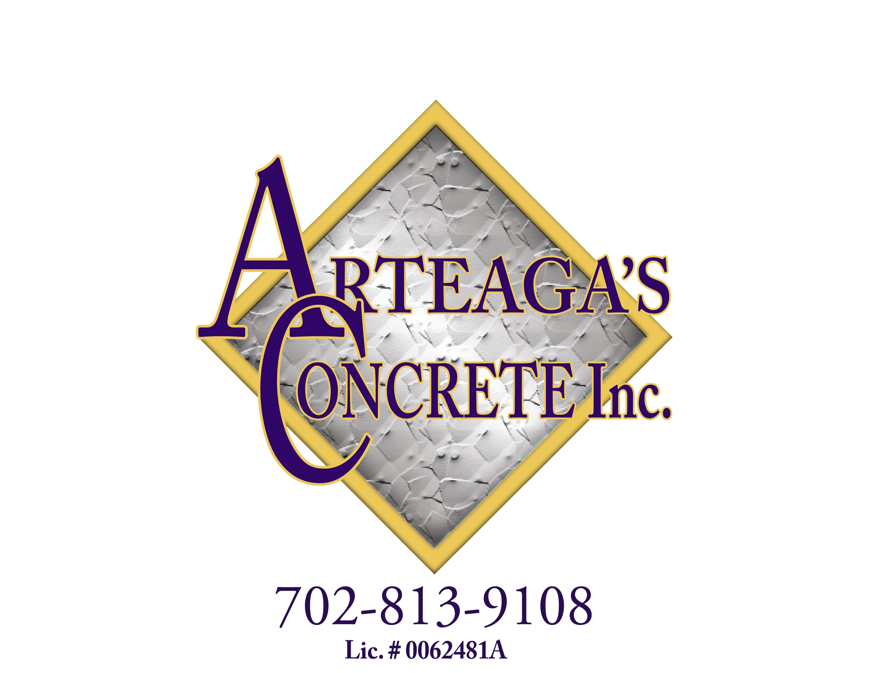 Logo for Arteaga's Concrete Inc