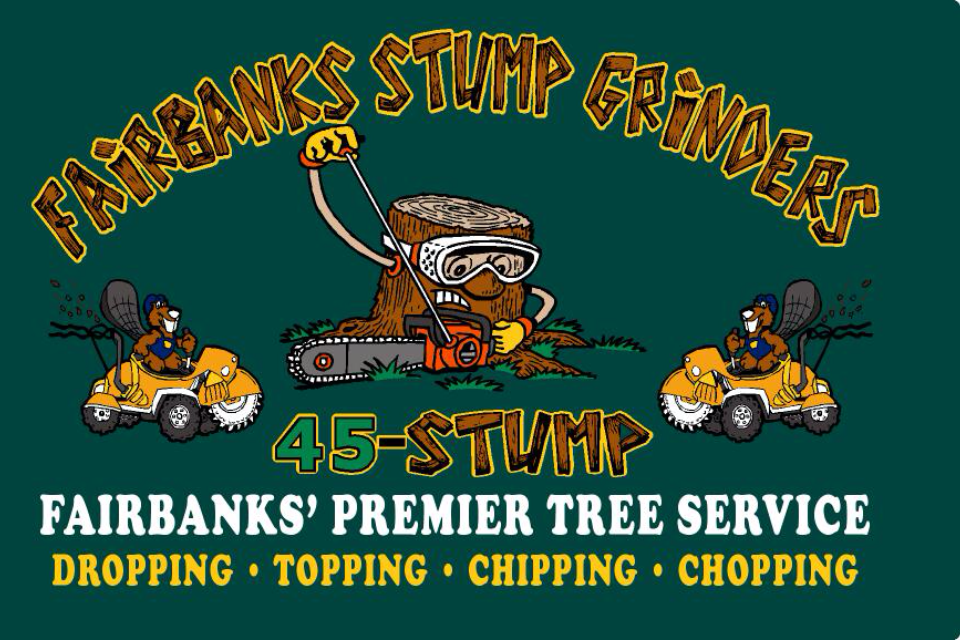 Logo for Fairbanks Stump Grinders/Yellow Snow Plowing