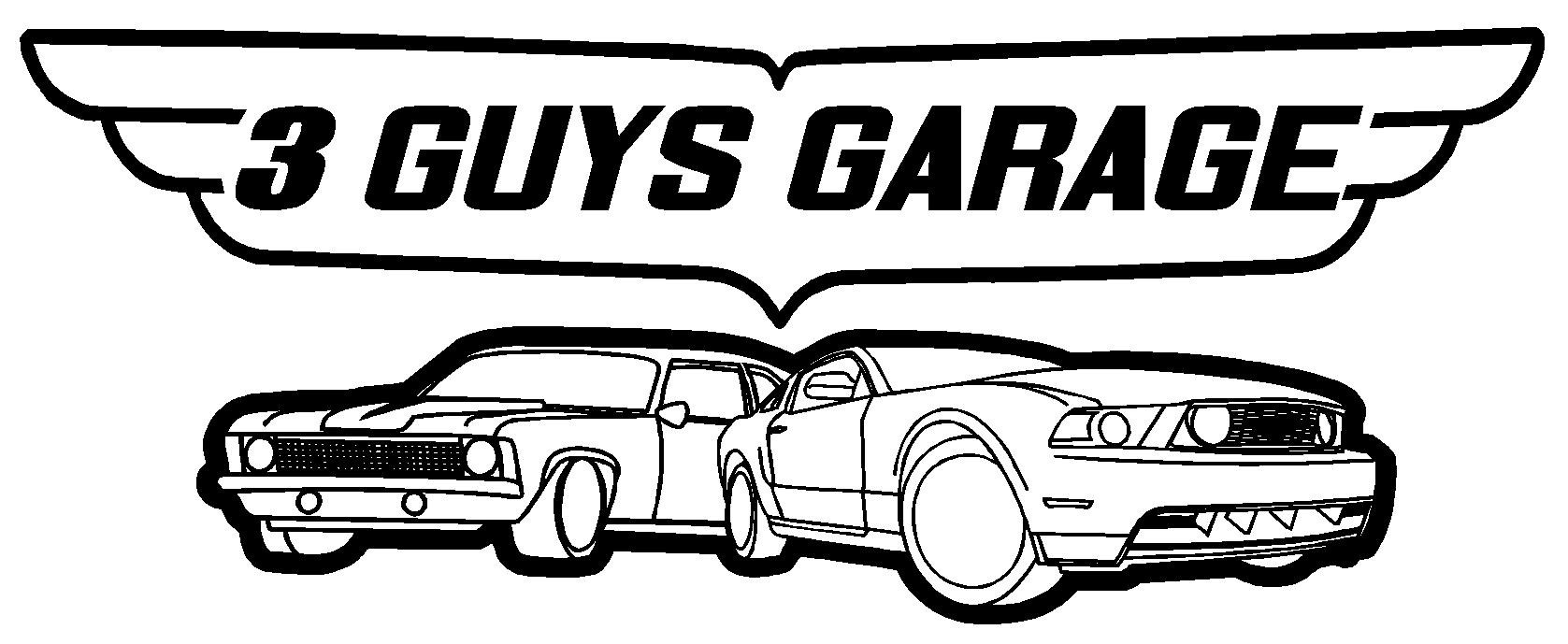 Logo for 3 Guys Garage
