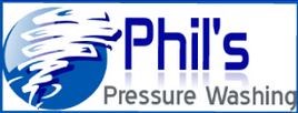 Logo for Phil's Pressure Washing
