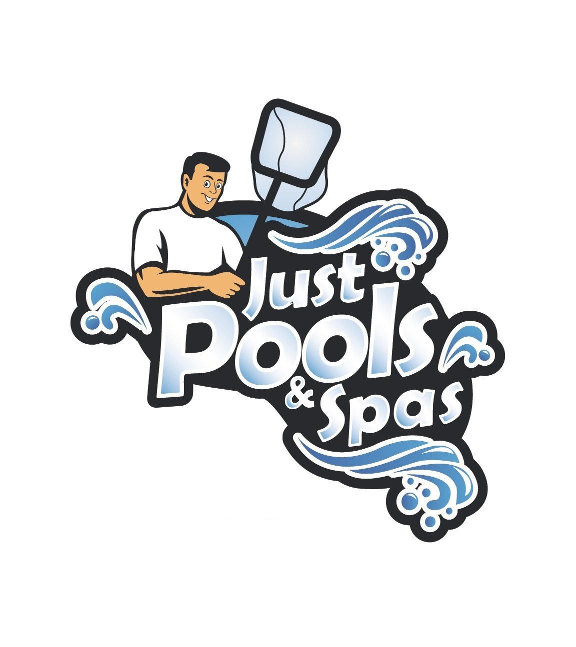 Just Pools and Spas Service and Repair logo