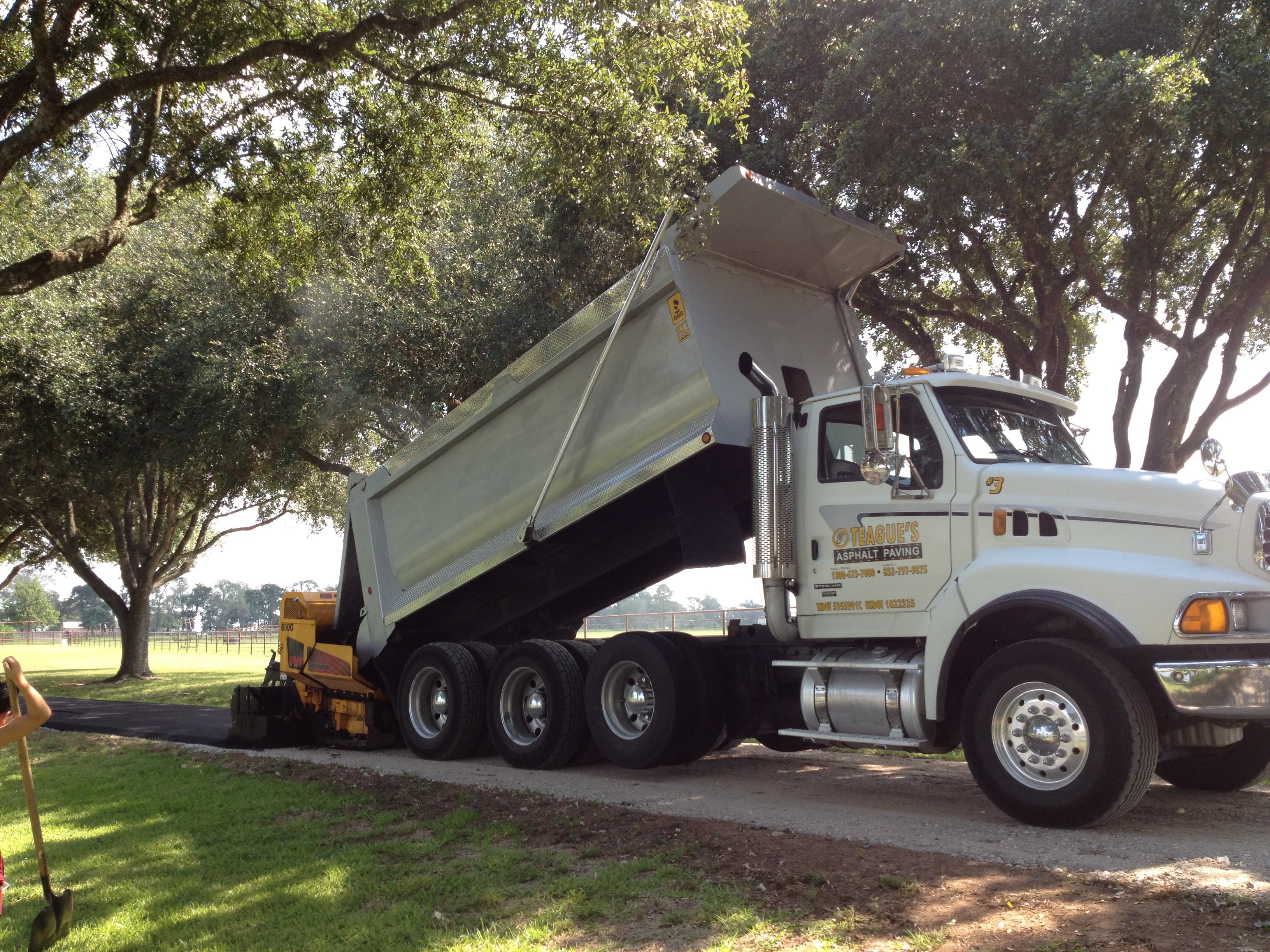 Logo for Teague's Asphalt Paving