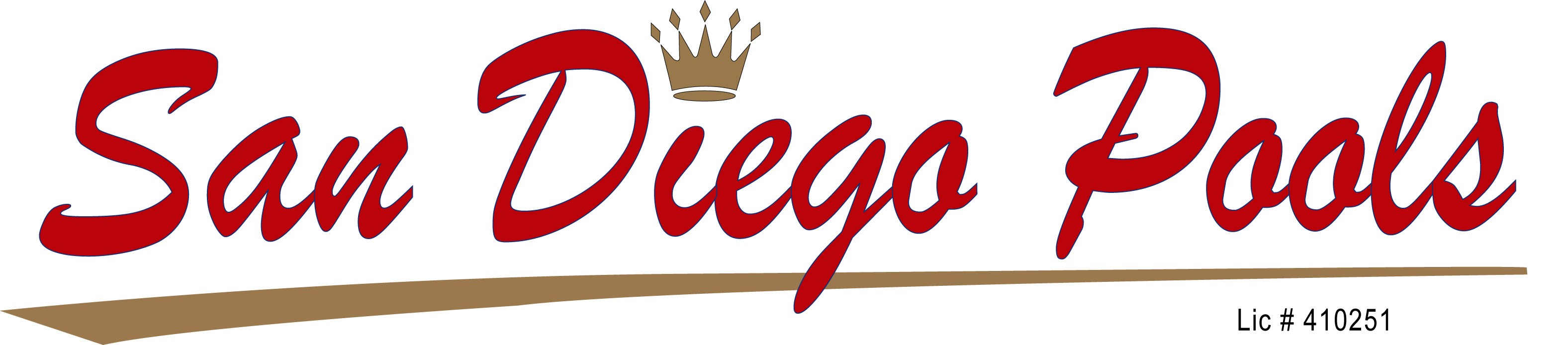 Logo for San Diego Pools
