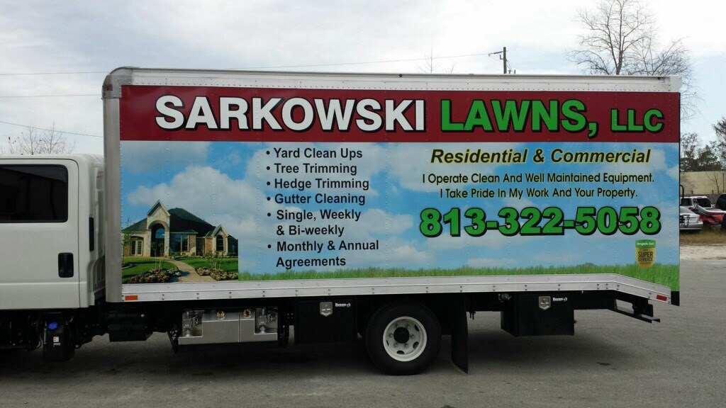 Logo for Sarkowski Lawns Service