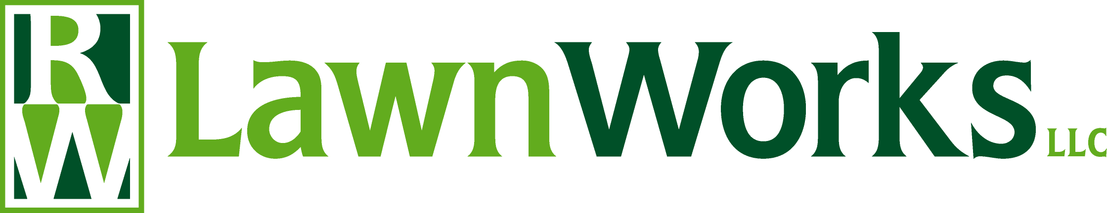 RW Lawnworks logo