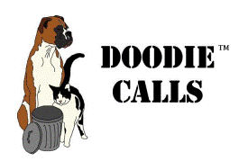 Logo for Doodie Calls - Pooper Scooper Service