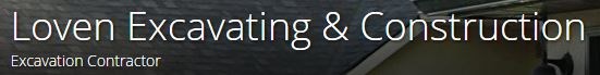 Logo for Loven Excavating & Construction