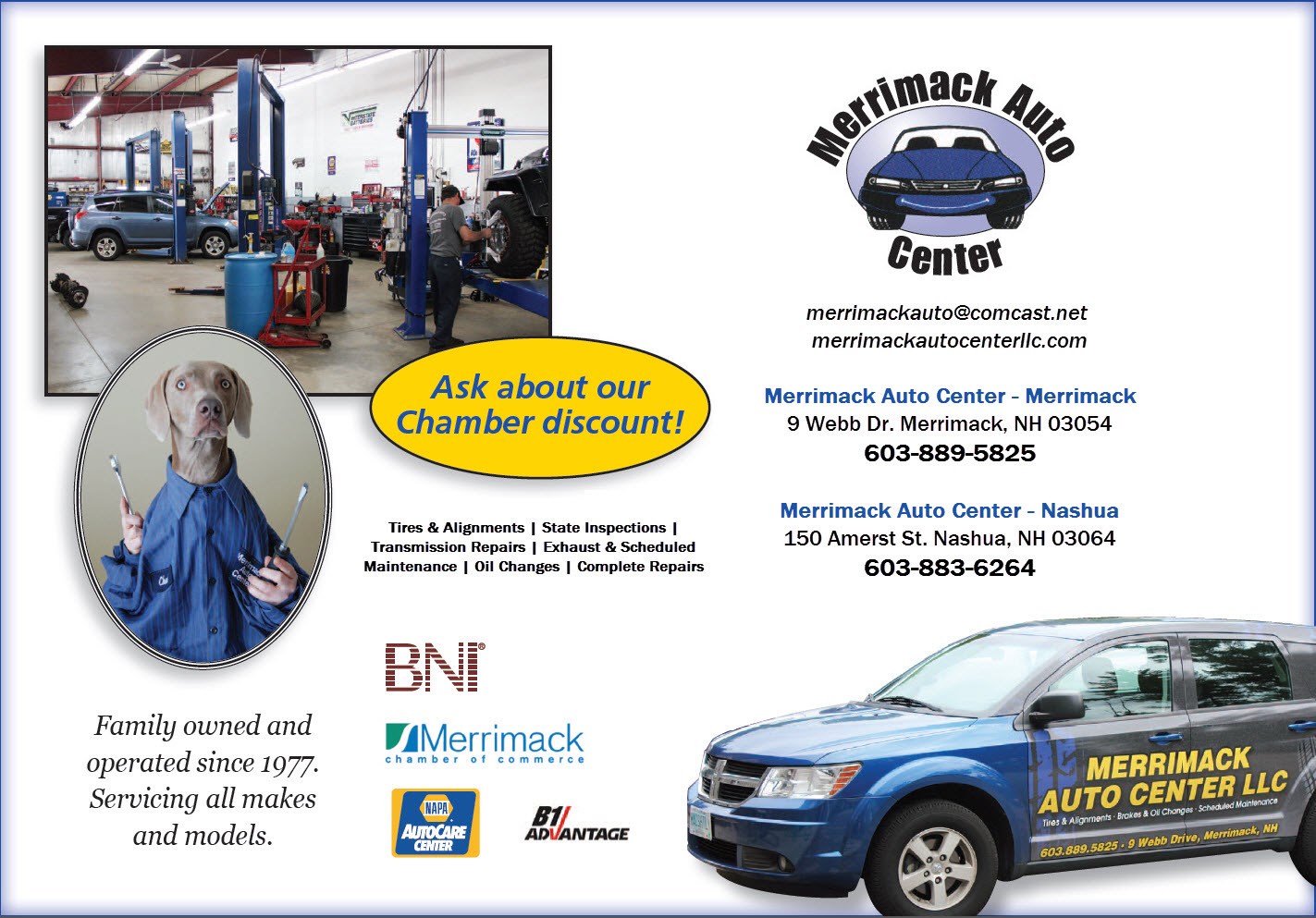 Logo for Merrimack Auto Center LLC