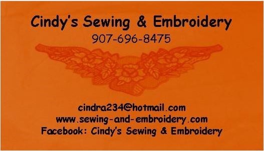 Logo for Cindy's Sewing & Embroidery