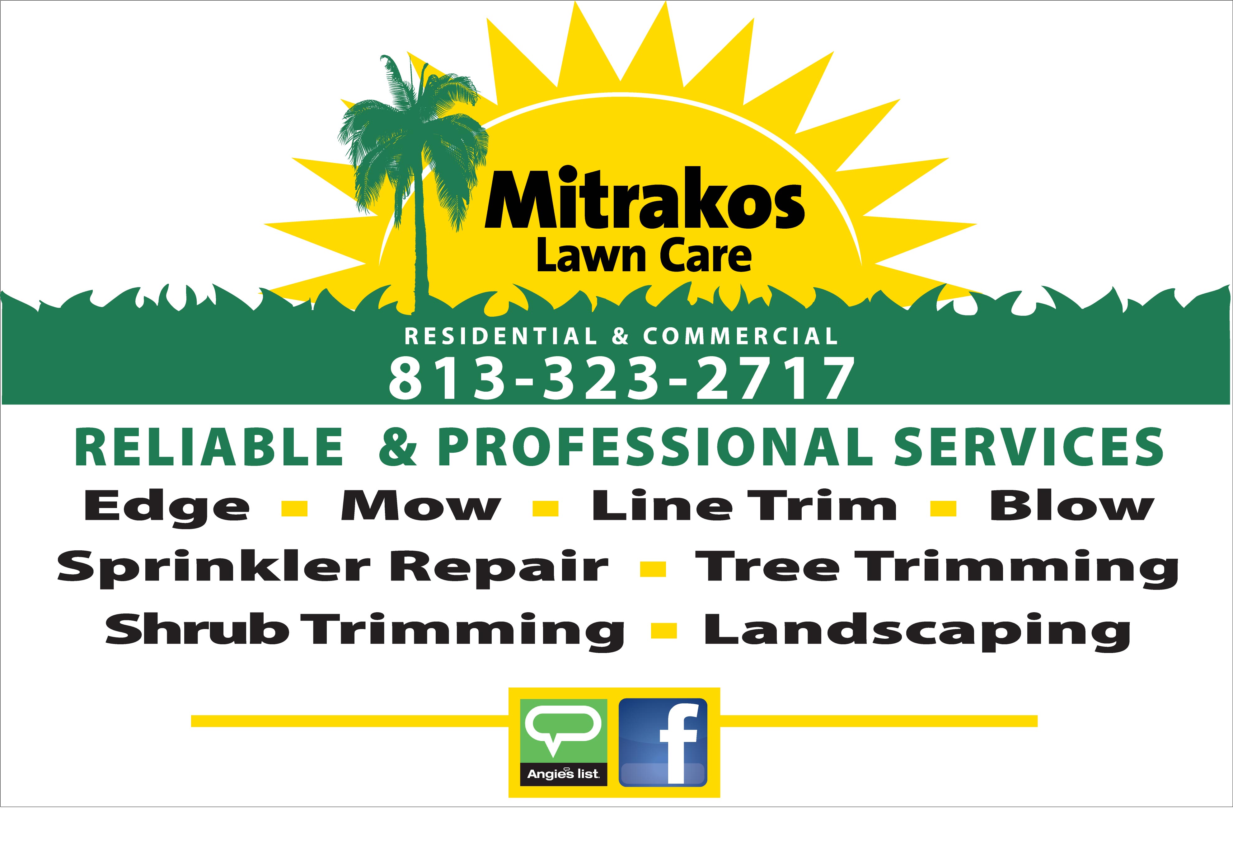 Logo for Mitrakos Lawn Care