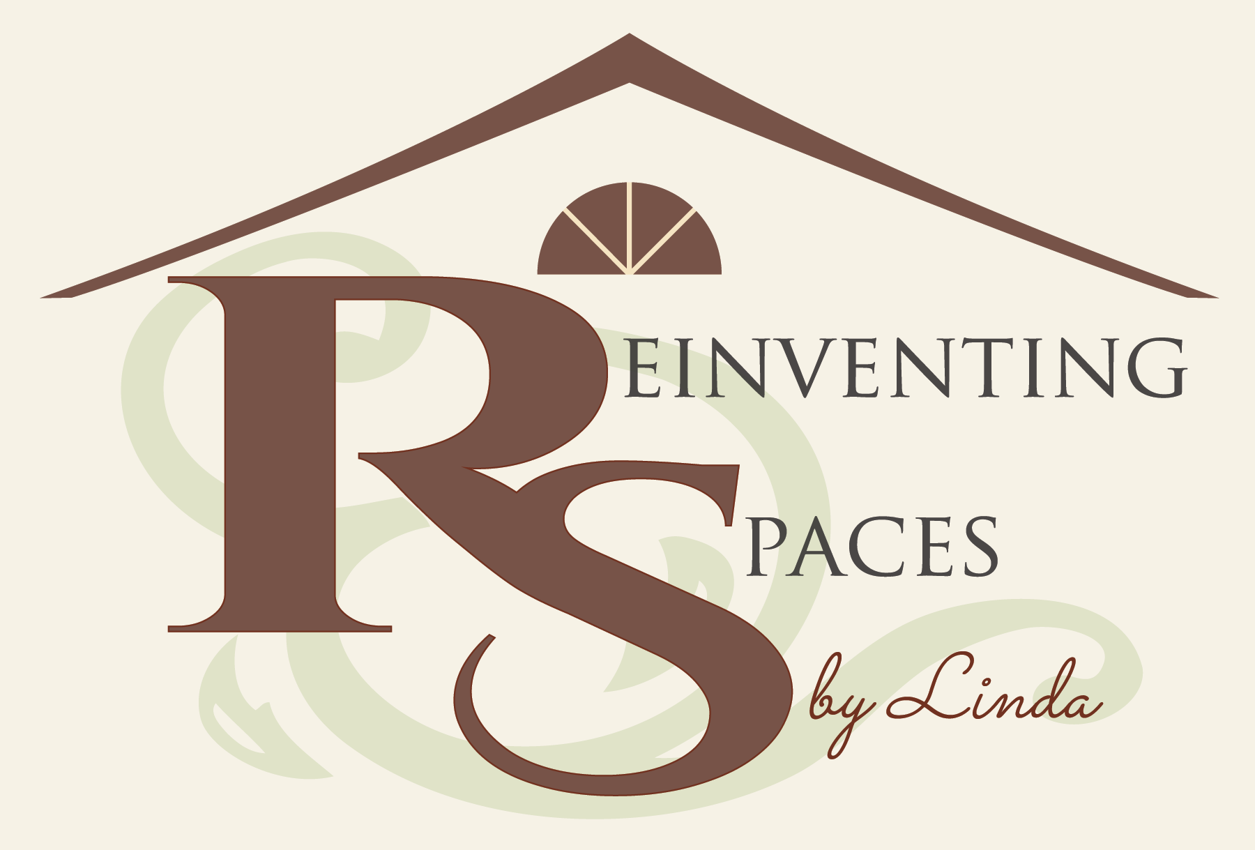 Logo for Re-Inventing Spaces by Linda