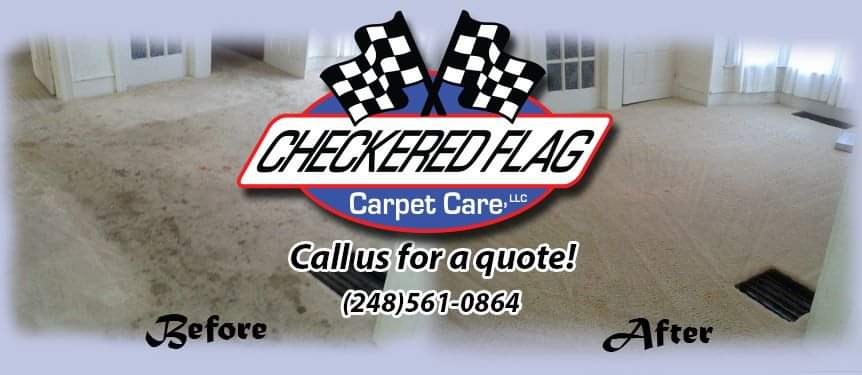 Logo for Checkered Flag Carpet Care LLC