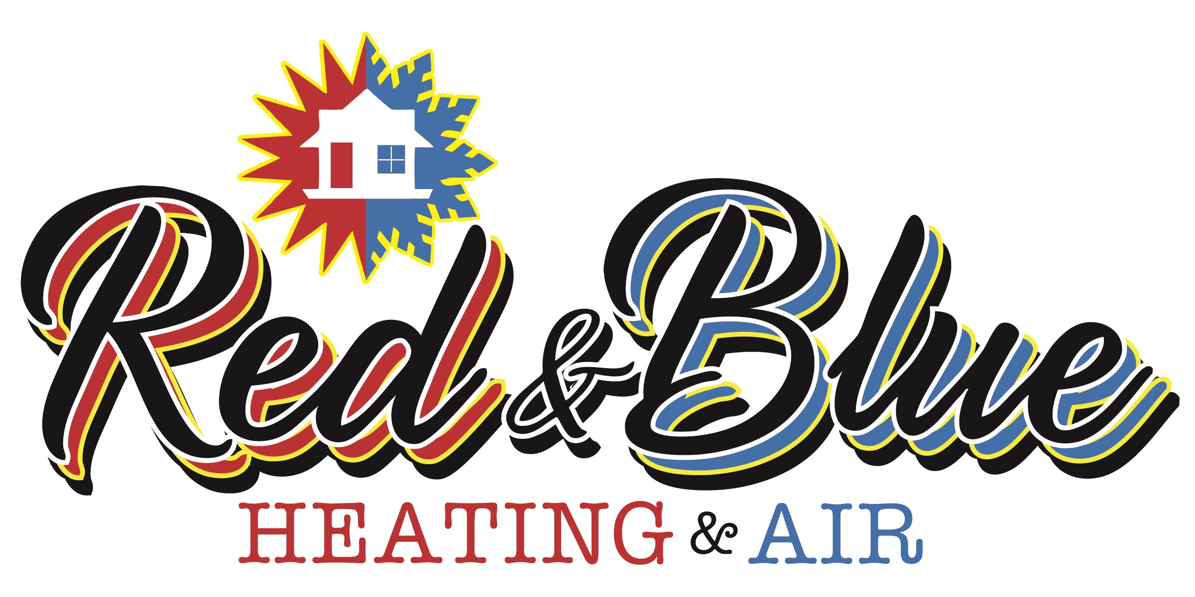 Logo for Red and Blue Heating & Air