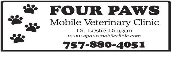 Four Paws Mobile Veterinary logo