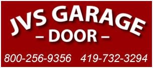 Logo for JVS Garage Door Co