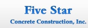 Logo for Five Star Concrete Construction Inc