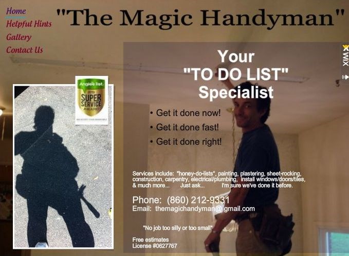 Logo for The Magic Handyman