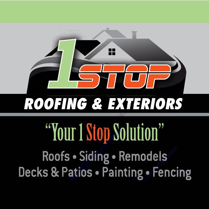 1Stop Roofing & Exteriors logo