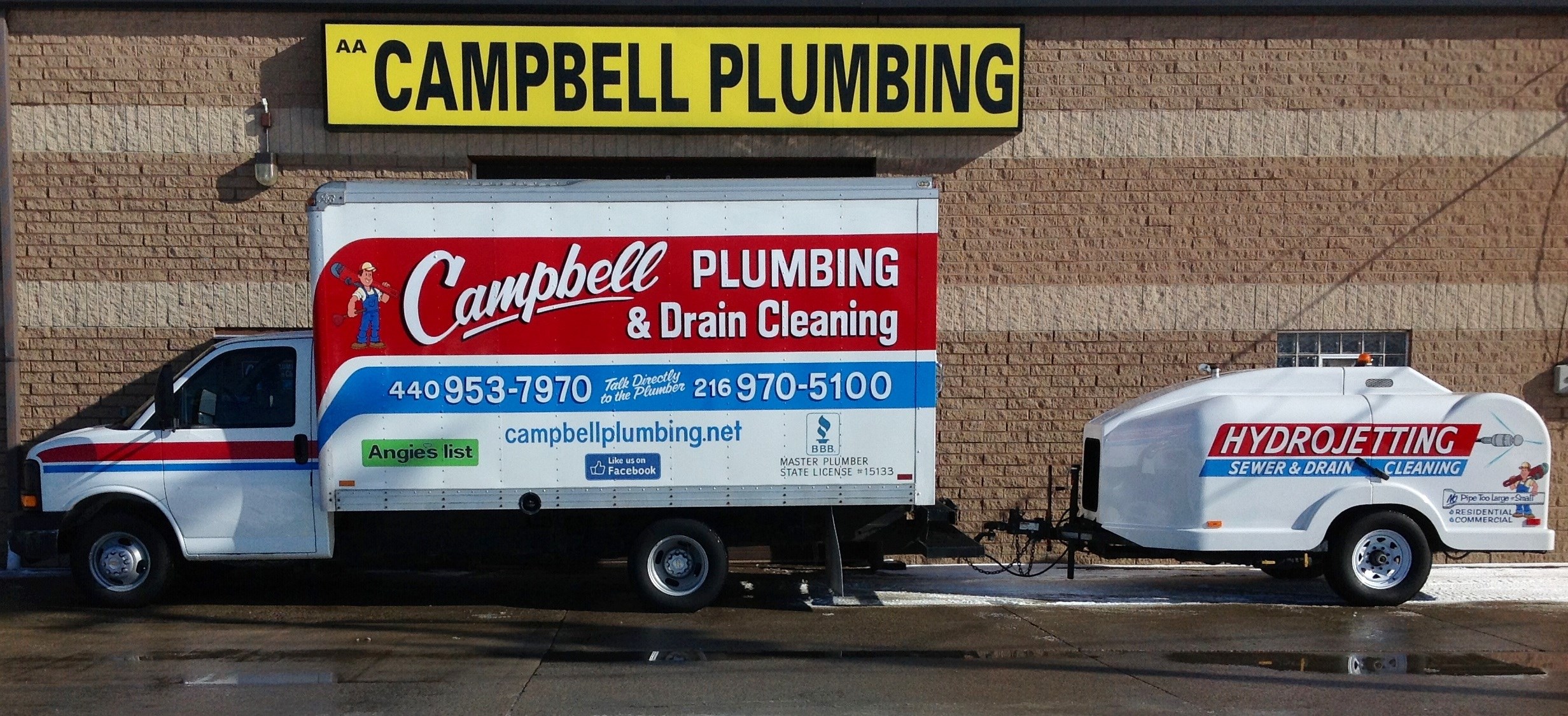 Logo for Campbell Plumbing & Drain Cleaning