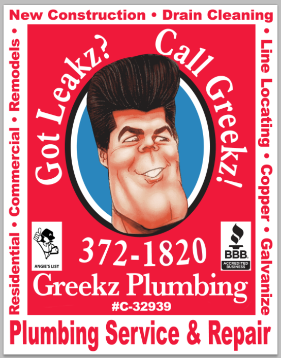 Logo for Greekz Plumbing LLC