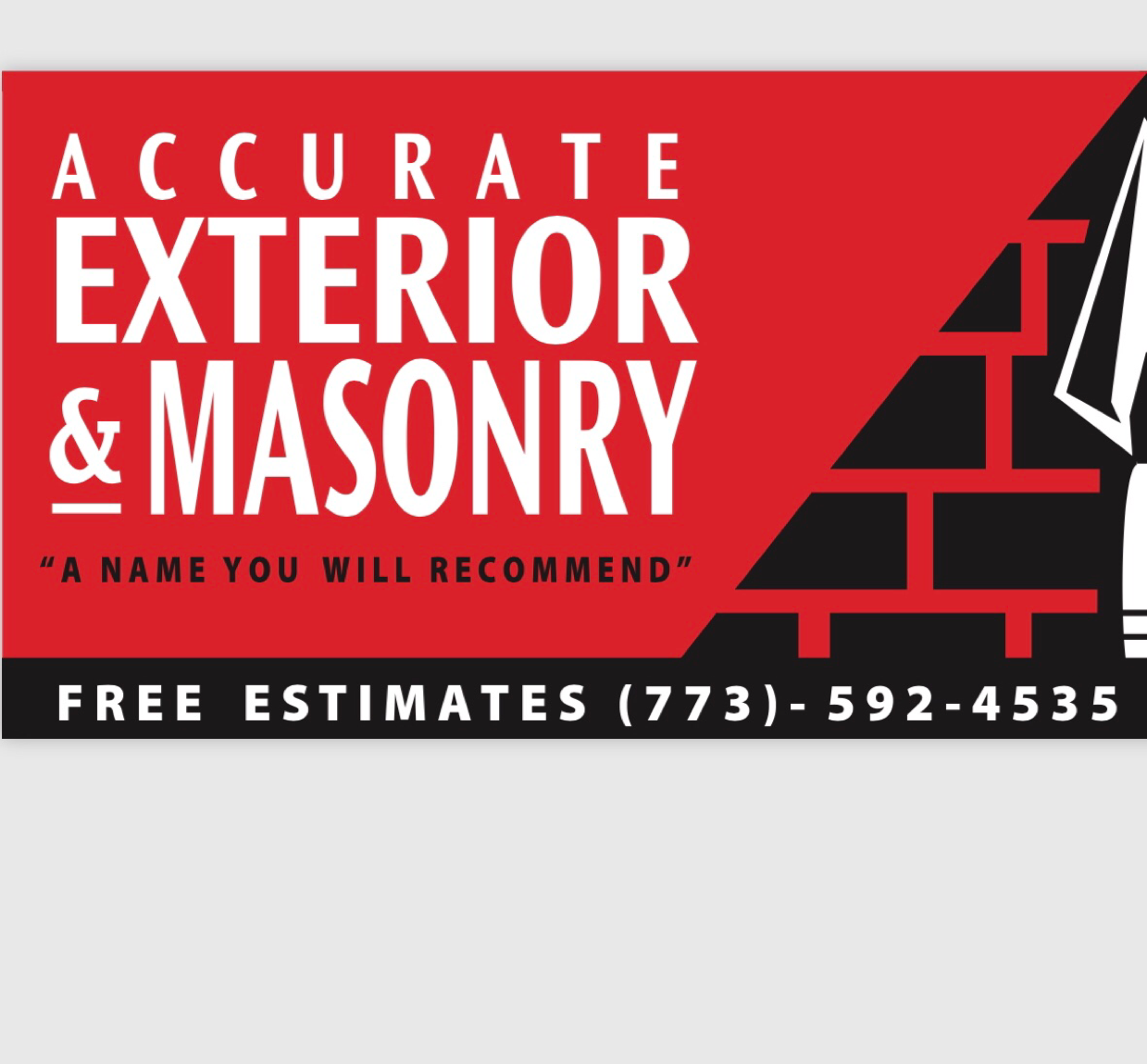 Logo for Accurate Exterior & Masonry