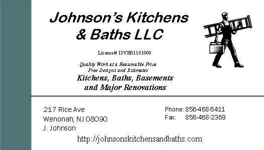 Logo for Johnsons Kitchens & Baths LLC