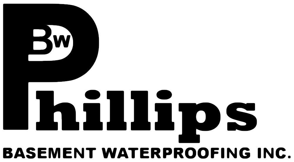 Logo for Phillips Basement Waterproofing Inc