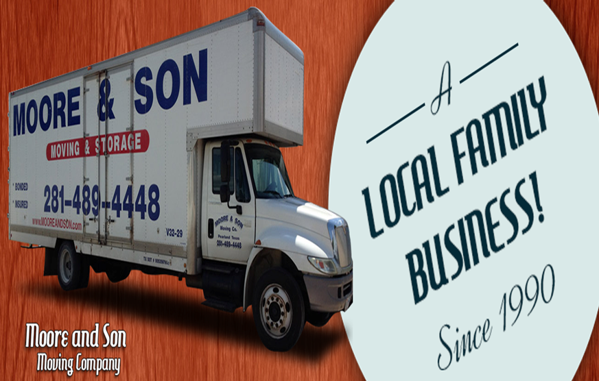 MOORE & SONS MOVING CO logo