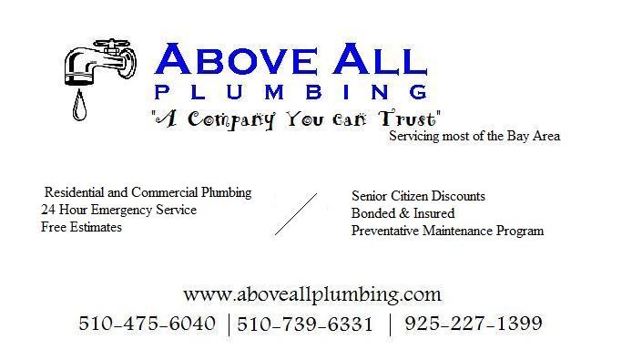 Logo for ABOVE ALL PLUMBING