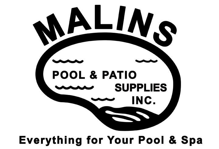 MALIN'S POOL & PATIO SUPPLY logo