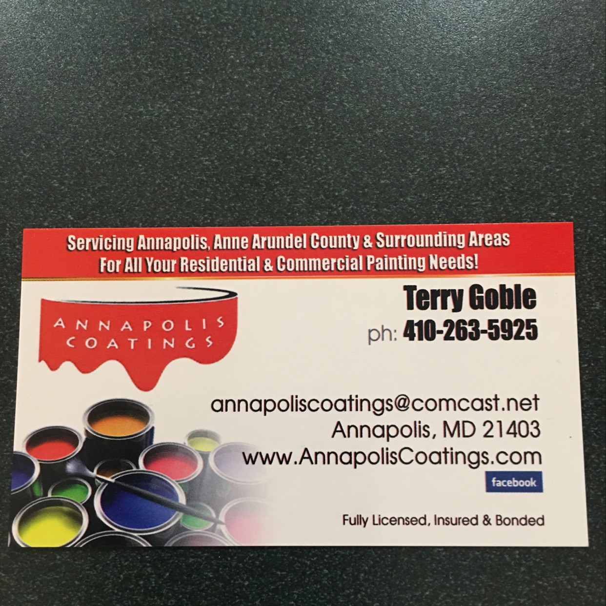 Logo for ANNAPOLIS COATINGS