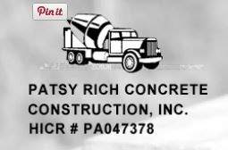 Logo for Patsy Rich Concrete