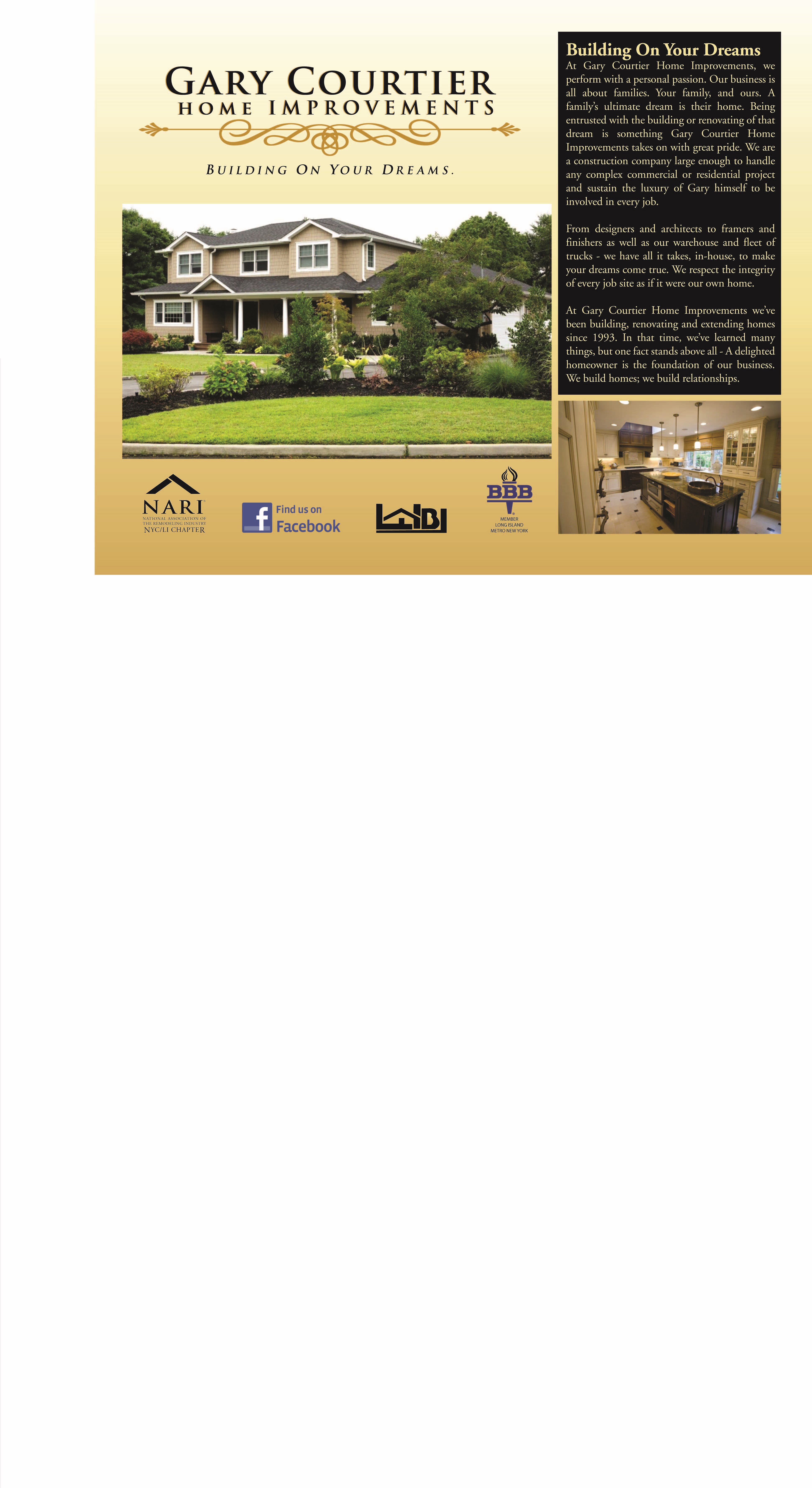 Logo for GARY COURTIER HOME IMPROVEMENTS