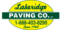 Logo for Lakeridge Paving Company
