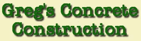 Greg's Concrete Construction logo