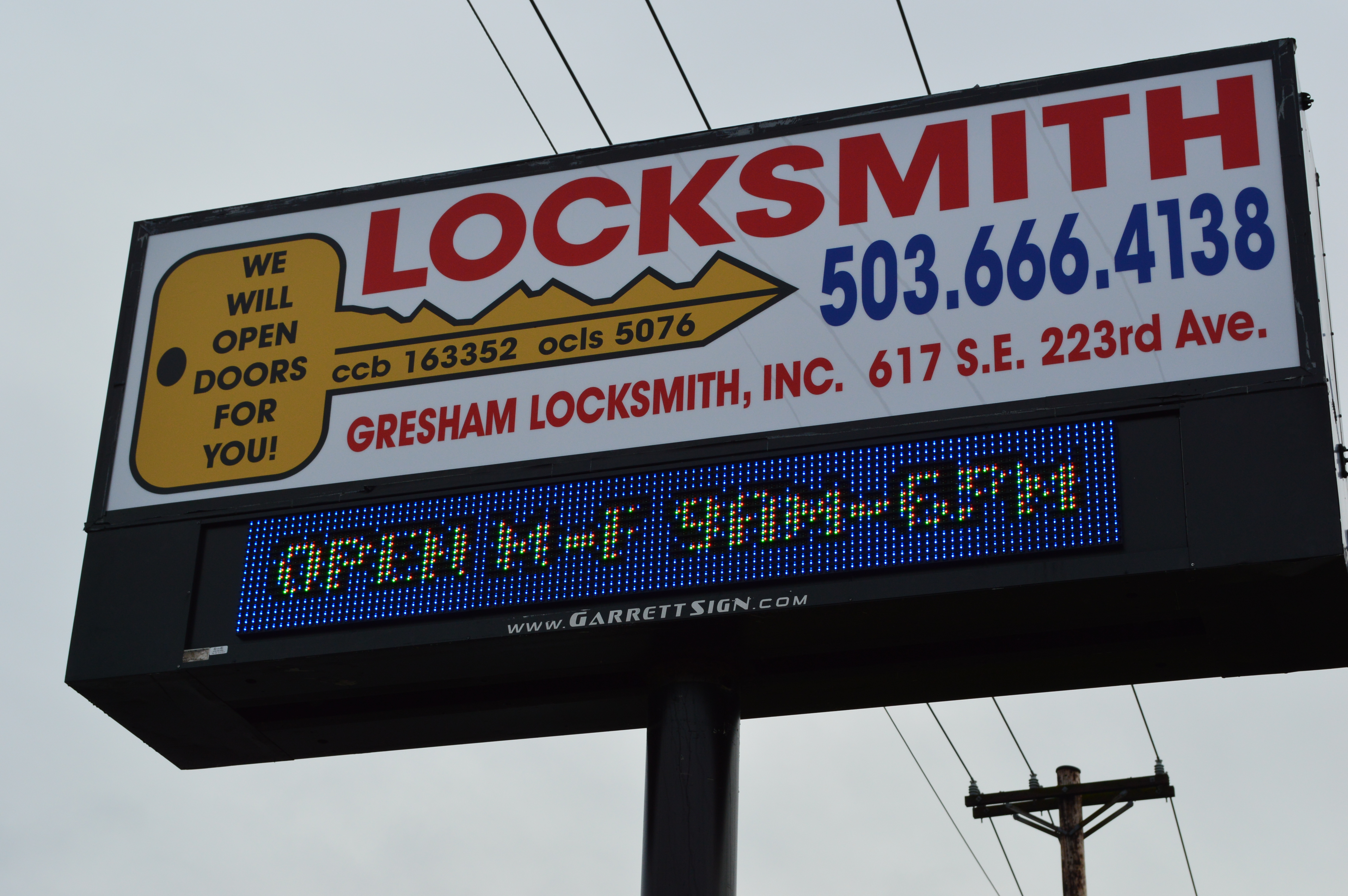 Logo for GRESHAM LOCKSMITH INC