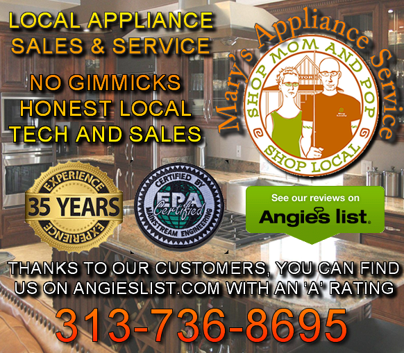 Logo for Mary's Appliance Service