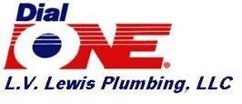 DIAL ONE LV LEWIS PLUMBING logo