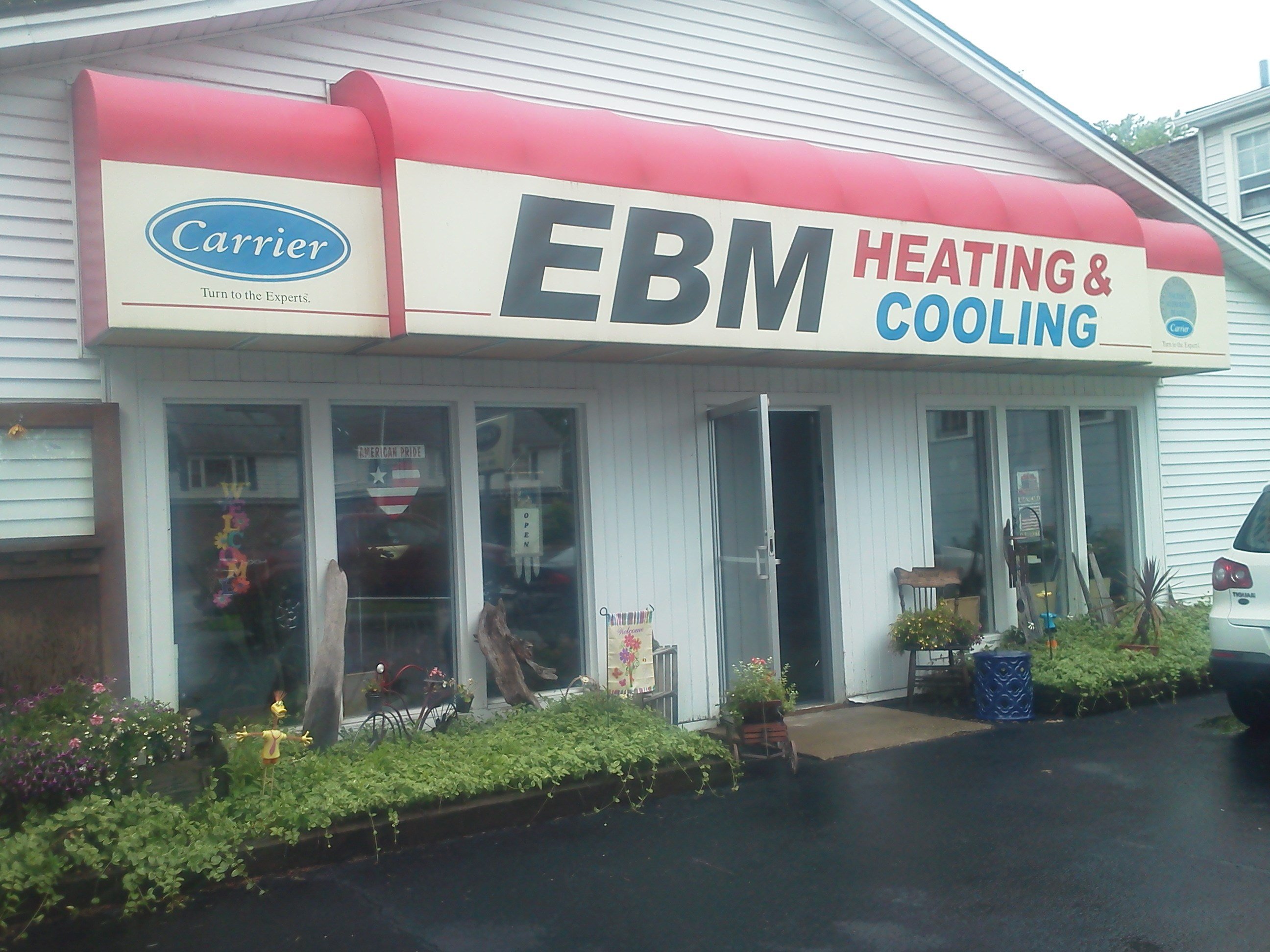 EBM HEATING & COOLING logo
