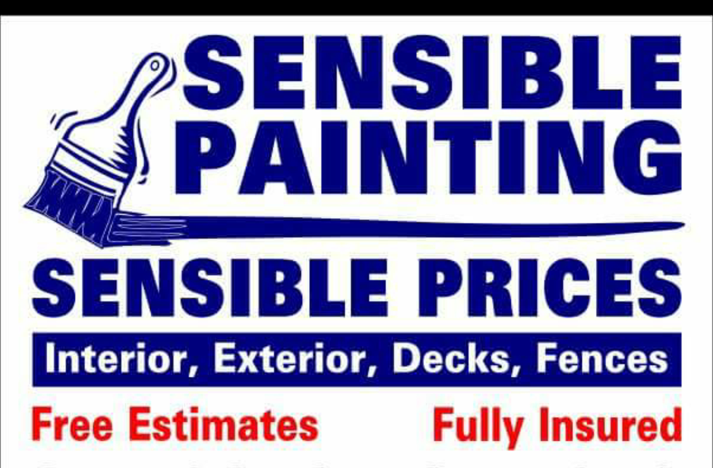 SENSIBLE PAINTING SENSIBLE PRICES logo