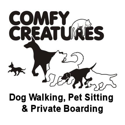 Logo for Comfy Creatures Dog Walking & Pet Sitting