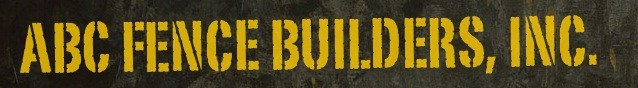 ABC FENCE BUILDERS logo