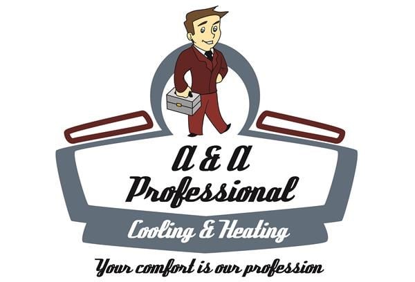 A & A Professional Cooling & Heating logo