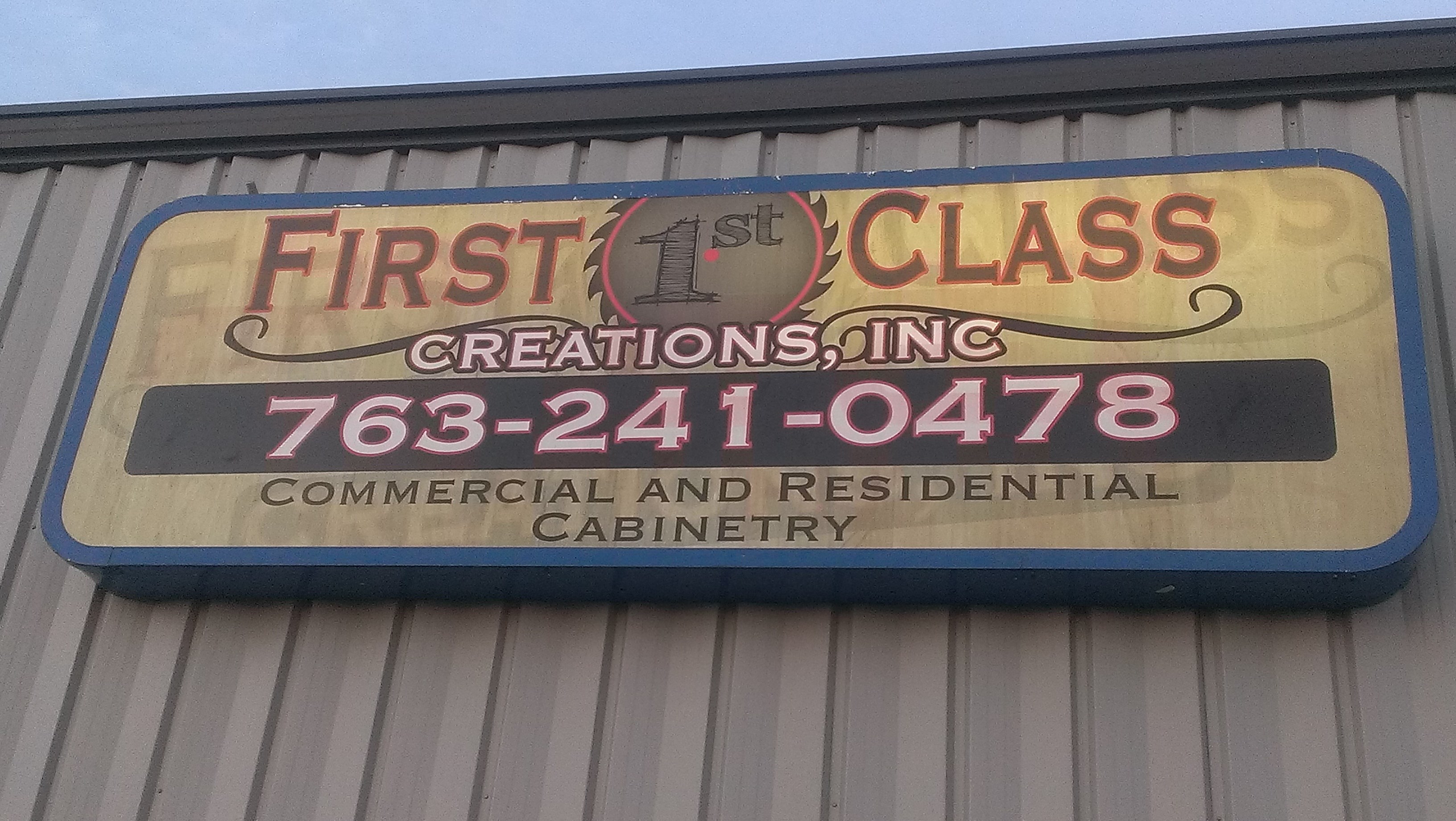 Logo for First Class Creations Inc