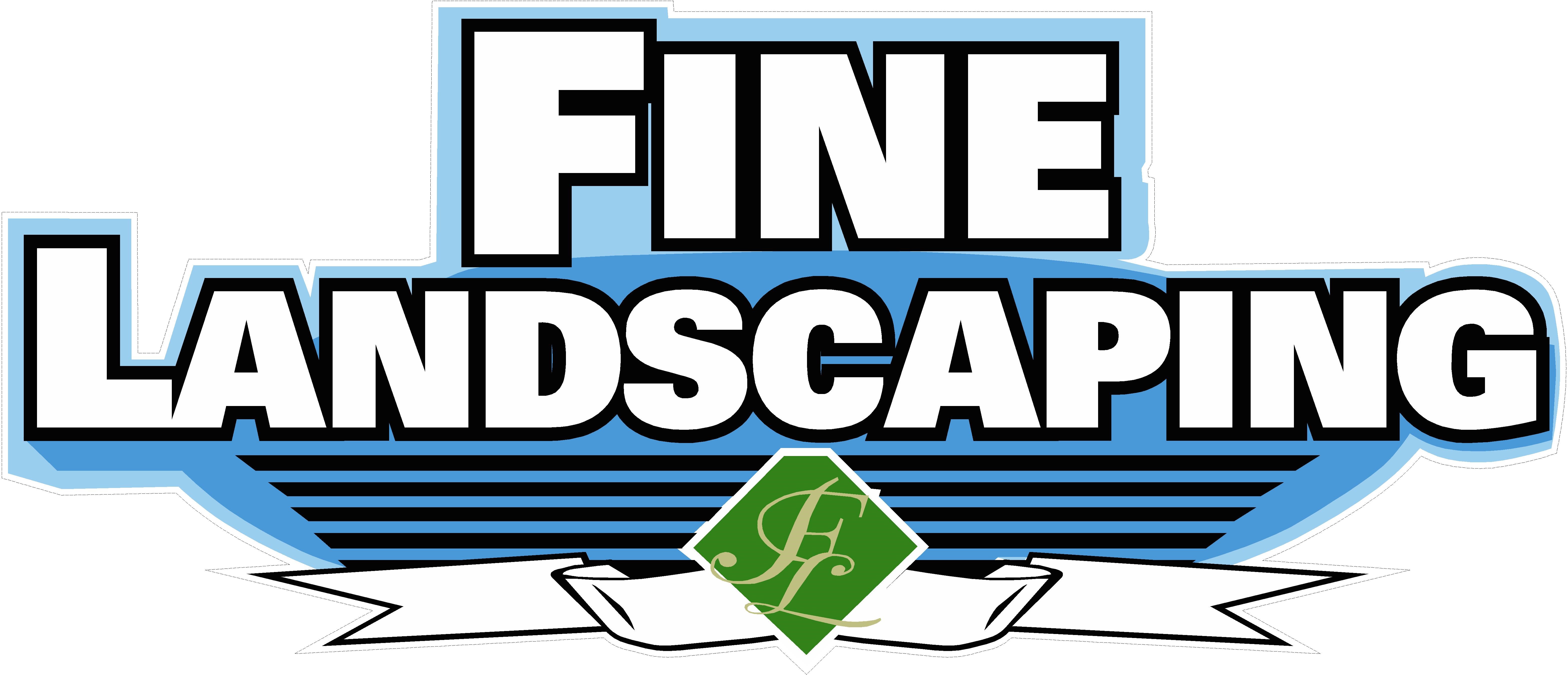 Fine Landscaping & Maintenance. Corp logo