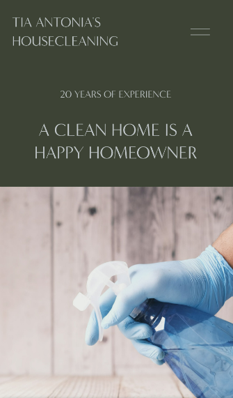 Logo for Tia Antonia Housecleaning