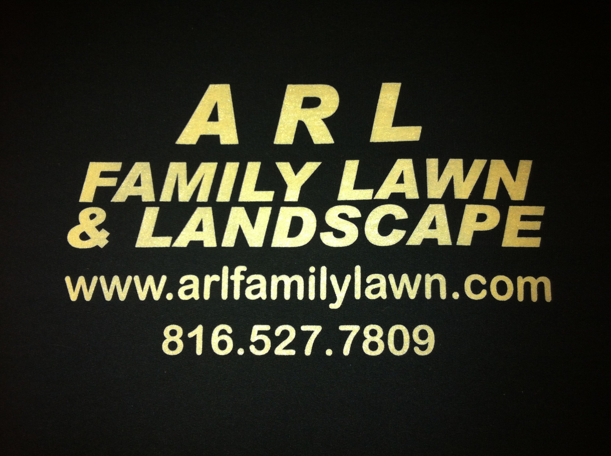 A R L Family Lawn Service logo